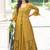 mustard georgette shrug suit - full stitched free size