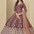 Velvet embroidered maroon engagement wear anarkali suit