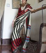 satin printed multicolor casual saree