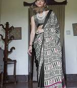 satin printed multicolor casual saree