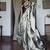 satin printed black and white casual saree