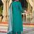 green viscose chanderi embroidered straight kurta pant and dupatta set