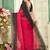 magenta black half n half trending designer saree for women