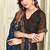 blue black half n half trending designer saree for women