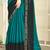 teal black half n half trending designer saree for women