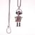 Abhika creations robot pendant necklace for men | stainless steel silver chain jewelry silver plated chain