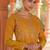 yellow vichitra silk embroidered flared anarkali pant and dupatta set