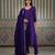 Purple kurta set