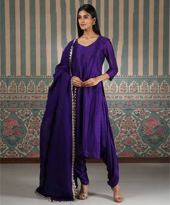 Purple kurta set 2