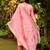 pink embroidered roman straight kurta pant and dupatta set