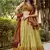 Multicolor printed vichitra silk lehenga with choli and dupatta