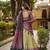 Multicolor printed vichitra silk lehenga with choli and dupatta