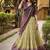 Multicolor printed vichitra silk lehenga with choli and dupatta
