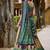 multicolor Printed Vichitra Silk lehenga with choli and dupatta