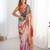 digital printed multicolor soft chinon saree
