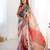 digital printed multicolor soft chinon saree