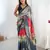 lightweight multicolor digital printed chinon saree