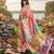 Hypnotex multicolor premium printed saree with blouse