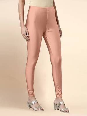 Appricoat Microfiber elastane stretch soft churidar length leggings with ultrasoft waistband 4