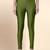 ArmyGreen Microfiber elastane stretch soft churidar length leggings with ultrasoft waistband