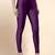 BerryPurple Microfiber elastane stretch soft churidar length leggings with ultrasoft waistband