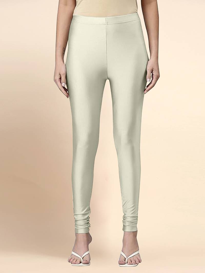 Butter Microfiber elastane stretch soft churidar length leggings with ultrasoft waistband