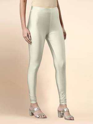 Butter Microfiber elastane stretch soft churidar length leggings with ultrasoft waistband 4