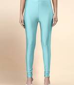 LightAqua Microfiber elastane stretch soft churidar length leggings with ultrasoft waistband