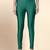 LightGreen Microfiber elastane stretch soft churidar length leggings with ultrasoft waistband