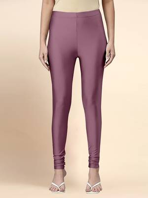 LightOnion Microfiber elastane stretch soft churidar length leggings with ultrasoft waistband 1