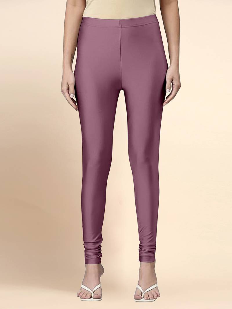 LightOnion Microfiber elastane stretch soft churidar length leggings with ultrasoft waistband