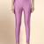 Lilac Microfiber elastane stretch soft churidar length leggings with ultrasoft waistband