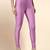 Lilac Microfiber elastane stretch soft churidar length leggings with ultrasoft waistband