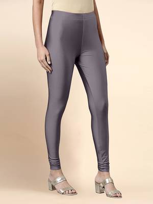 Mud Microfiber elastane stretch soft churidar length leggings with ultrasoft waistband 4