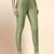 OliveGreen Microfiber elastane stretch soft churidar length leggings with ultrasoft waistband