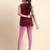 RosePink Microfiber elastane stretch soft churidar length leggings with ultrasoft waistband