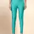 SeaGreen Microfiber elastane stretch soft churidar length leggings with ultrasoft waistband