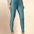 Teal Microfiber elastane stretch soft churidar length leggings with ultrasoft waistband