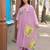 Women Ethnic Motifs Embroidered  Thread Work Chanderi  Kurta with Palazzos &  Dupatta