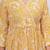 Yellow cotton printed dress