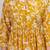 Yellow cotton printed dress