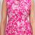 Pink cotton printed dress