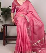 Festive elegance in cotton silk zari weave