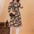 Black pure cotton printed kurta