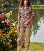 Multicolor  cord sets with scarf