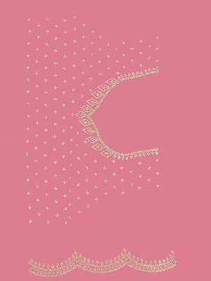 pink silk saree with zarkan border work 3
