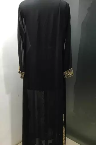 Black elegant dubai style kaftan