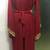 Maroon jacket style maghribi kaftan