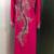 Fuschia pink heavy designer a line kaftan farasha