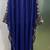 Navy blue beautiful arabic evening wear farasha kaftan